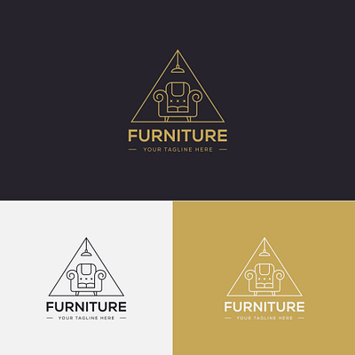 Furniture logo branding corporate logo furniture furniture logo graphic design iconic logo logo minimal logo modern logo sofa unique logo