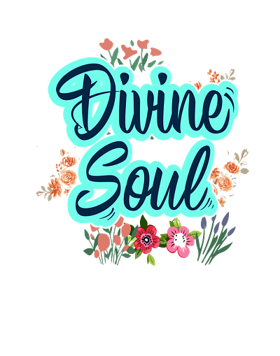 Divine Soul - Floral T Shirt Design