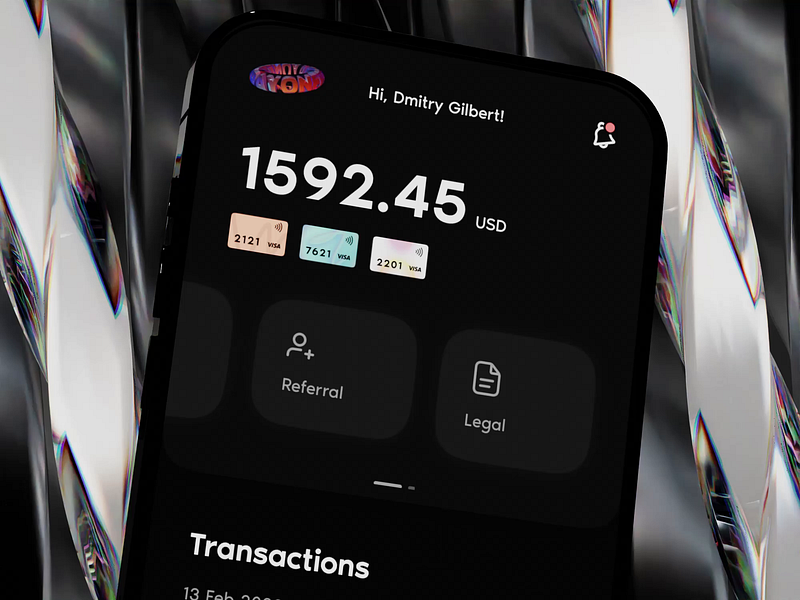Payoneer App Redesign Concept: iOS/Android UI