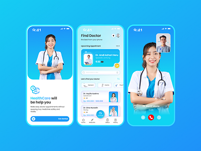 UI Design Find Your Personal Doctor doctor app ui uiux