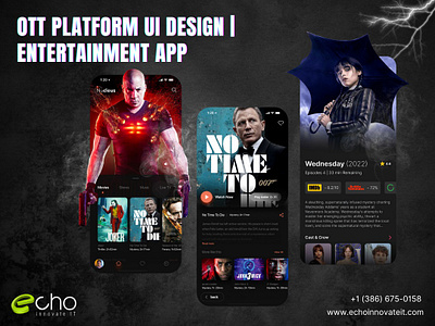 OTT Platform UI Design | Entertainment App Development app development entertainment app development mobile app development ott platform ui design