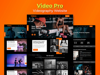Video Pro | Videography Website inspiration modern professional squarespace squarespace template template video video pro videography videorapher web design website website for videographer website templates