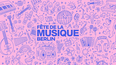 FETE DE LA MUSIQUE BERLIN berlin doodle drawing fetedelamusique illustrations music sketch