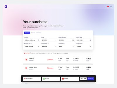 Stratis UI - Mortgage repair banking bulk action clean components dashboard design finance hero interface landing page list minimal product ui ui design ui kit ux ux design web