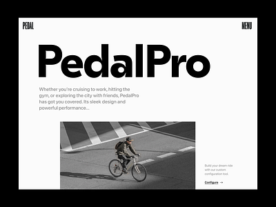 Bike - store bike branding design header minimal shop store typography ui ux web