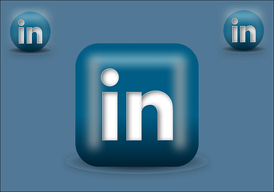 Redesign Linkedin 3D Blue 3d branding graphic design logo motion graphics ui