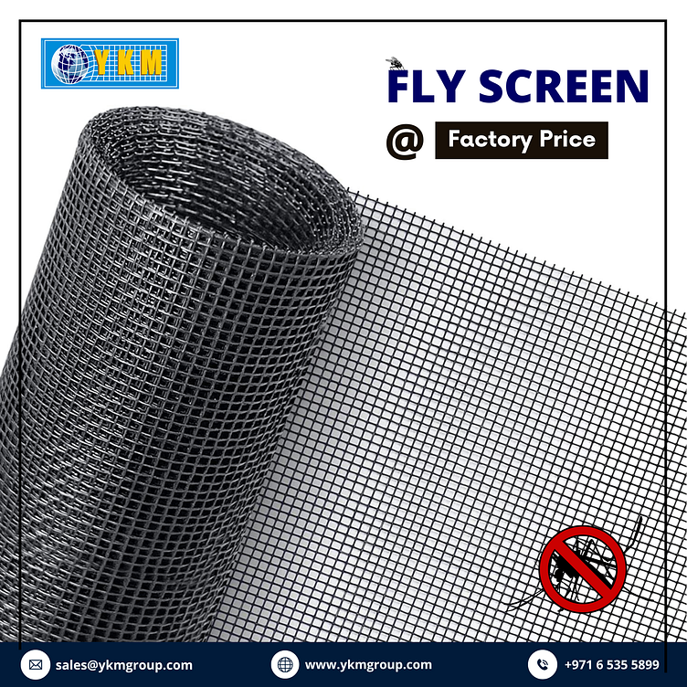 Aluminium Fly Screen Mesh Manufacturer by YKM Wiremesh on Dribbble