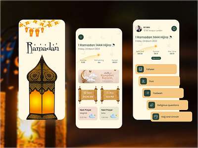 Ramadan Timer App Concept app app design design ios mobile mobile app muslim quran ramadan ramadan app ramadan kareem ramadan mobile app ramadan timer ramadan timer concept ramadankoareem ramjan ui ui app ui design uiux