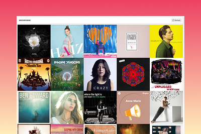 Discover music design ui ux