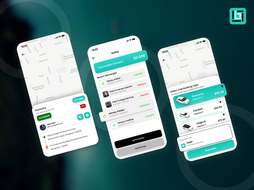Bravo: Taxi booking app by Equitysoft Technologies on Dribbble