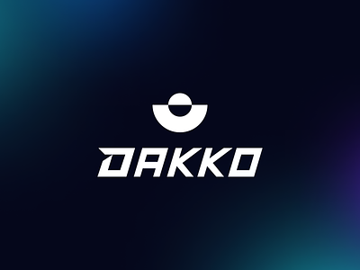 Logo Design & Branding for Dakko ai blue branding dark design futuristic gradient logo tech techy