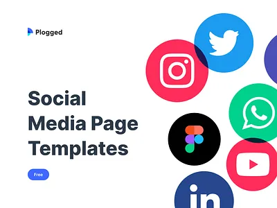 Social Media Page Mockups facebook page figma community profile instagram profile mockups social media social media page mockups social media template twitter profile whatsapp business