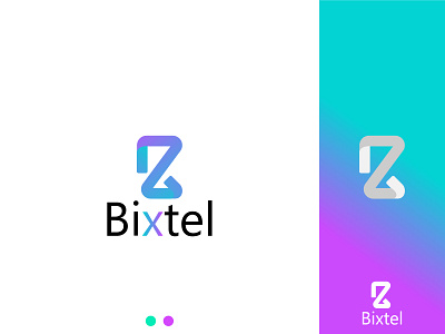 Bixtel logo abstract logo branding creative logo design illustration logo logo designer modern logo ui vector