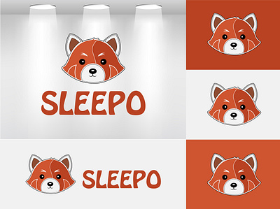 Red Panda Logo Design Concept abstract branding design graphic design icon iconic illustration logo logo design minimal minimalist modern professional typography unique vector