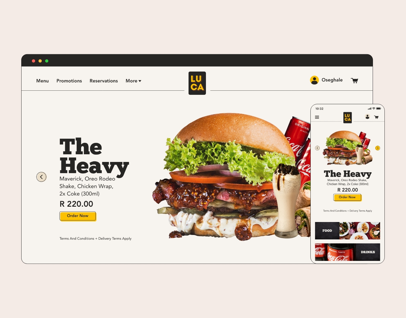 LUCA Restaurant By Oseghale Okoyomon On Dribbble   Original 331c9aee89022bc37a30993a280828fc 