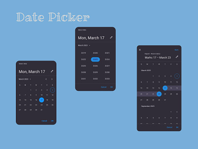 #Dailyui080 Date Picker branding dailyui date picker date picker ui date picker ui design design figma graphic design illustration landing page logo mobile app ui ux vector web web design