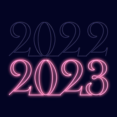 Neon type - illustrator 2022 2023 3dtype digital design illustrator neon pink typography vector