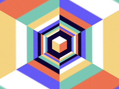 Hexagon Tunnel 2d 2d animation adobe after effects animation cube design drop gif hexagon illustration isometric jezovic loop motion motion design motion graphics seamless tunnel