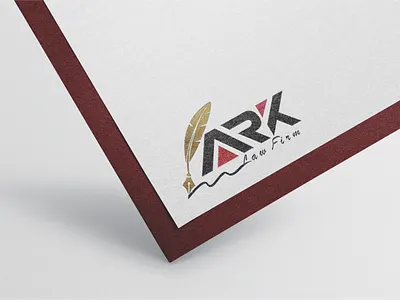 ARK Law Firm Logo branding graphic design lawfirm logo stempel
