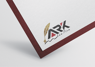 ARK Law Firm Logo branding graphic design lawfirm logo stempel