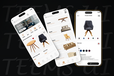 Home decor app 3d app branding dailyui homedecor ui ux