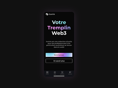 Itwink - Responsive Design bitcoin blue crypto cryptocurrencies cryptocurrency design home illustration landing logo mobile purple responsive ui ux website