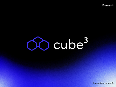 cube3 - Logo #3 bitcoin blue crypto cryptocurrencies cryptocurrency cube design illustration logo purple square ui