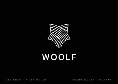 WOOLF BRAND LOGO branding design graphic design illustration logo logo design logodesign ui vector