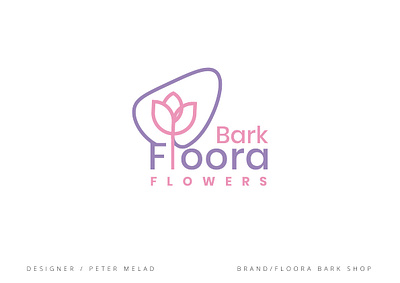 FLOORA BARK BRAND LOGO branding design graphic design illustration logo logo design logodesign vector