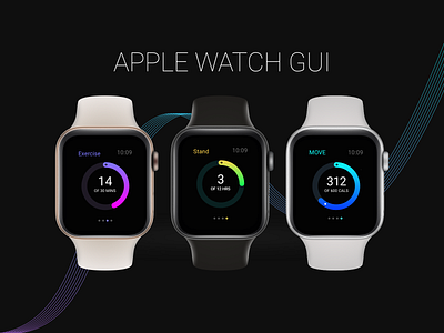 Apple Watch GUI app design ui ux