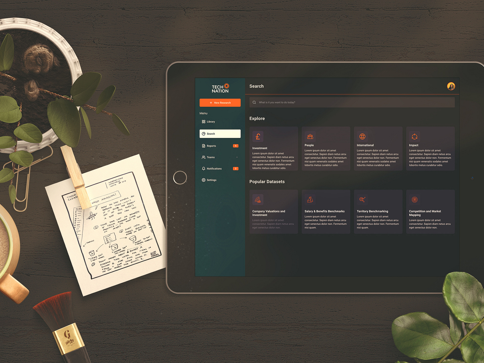 Tech Nation Portal UX UI Design by ZAPTA Technologies on Dribbble
