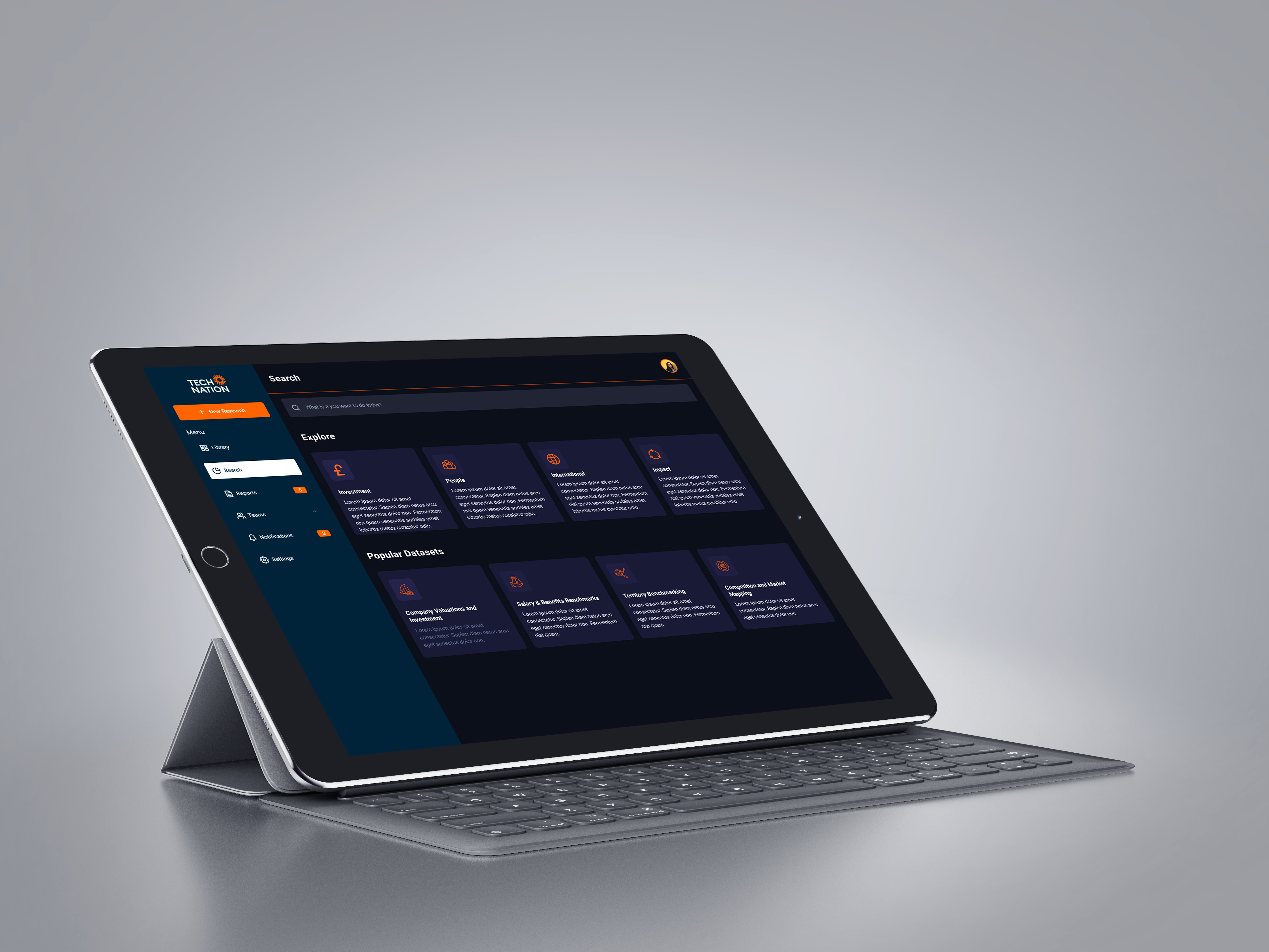 Tech Nation Portal UX UI Design by ZAPTA Technologies on Dribbble