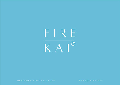 FIRE KAI LOGOTYPE branding design graphic design illustration logo logo design logodesign vector