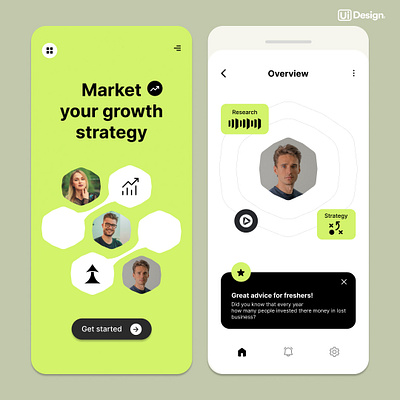 Strategy App - UIDesignz app branding dashboard design graphic design illustration logo mobile app design ui ux