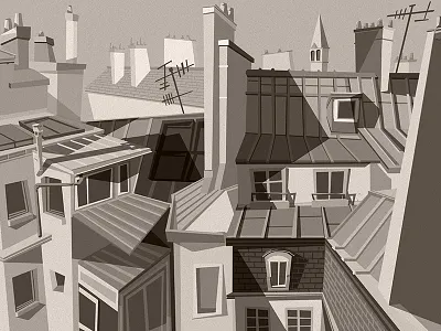 Series of Black & White Cartoon Background #4 2danimation illustration mgcollective motion design motiondesignschool motionlovers