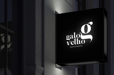 GALO VELHO branding design graphic design minimal restaurant vector