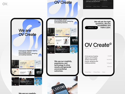We are OV Create animation bookkeeping branding create design development figma graphic design icon illustration logo mobile outsource ui ux web webdesign