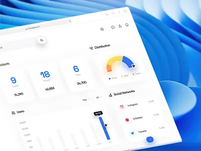 Managely - Asset Management Dashboard🔥 2023 asset chart clean dashboard design file light mode management management dashboard management platform minimal real sidebar social networks statistics trend ui ux windows