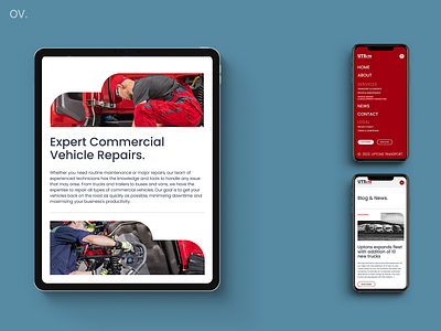 Redesign project for Uptons Transport Company design development figma graphic design ipad iphone site ui uptons ux web webdesign webflow