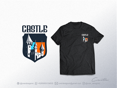 castle Logo branding design graphic design identity illustration logo mark tshirt vector