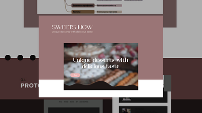 confectionery concept design typography ui ux