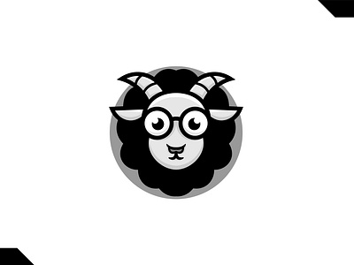 Sheep Head logo mascot sheep