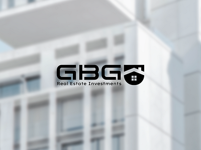 GBG Logo branding building design flat illustration illustrator logo minimal photoshop real estate ui vector