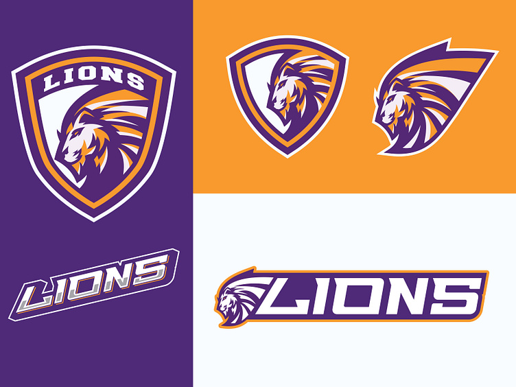 Lions Sports Logo Concept by Yusup Abdulah on Dribbble