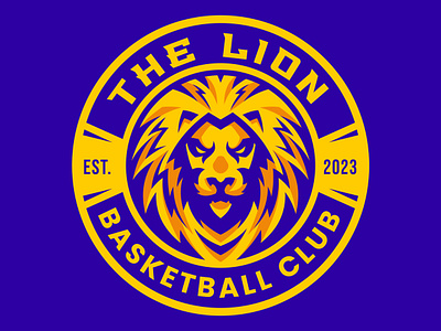 Lion Basketball club logo concept badge logo basketball design basketball logo basketball team logo branding cartoon logo design emblem logo esports logo gaming logo graphic design illustration lion logo logo logo branding logo concept sports branding sports graphic sports logo stream logo