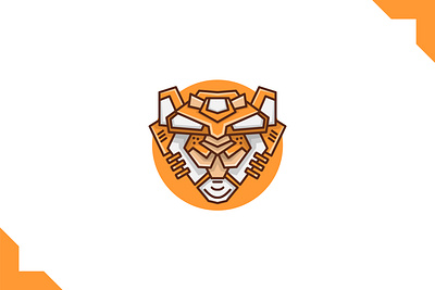 Tiger Mecha Logo mascot mecha logo tiger tiger logo