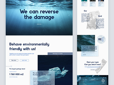 SeaMe - Save our Oceans animals climate design earth ecology environment future graphic design motion graphics ocean ong plastic recycle save sea sustainability ui uidesign webdesign website