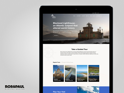 Blacksod Lighthouse design ecommerce web web des web design