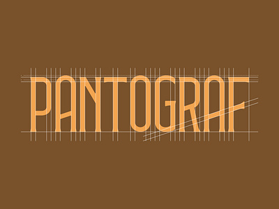 Pantograf rebrand architecture art deco arts crafts branding brown buildings classic clean design font graphic design great identity logo modern sharp type typography vector yellow