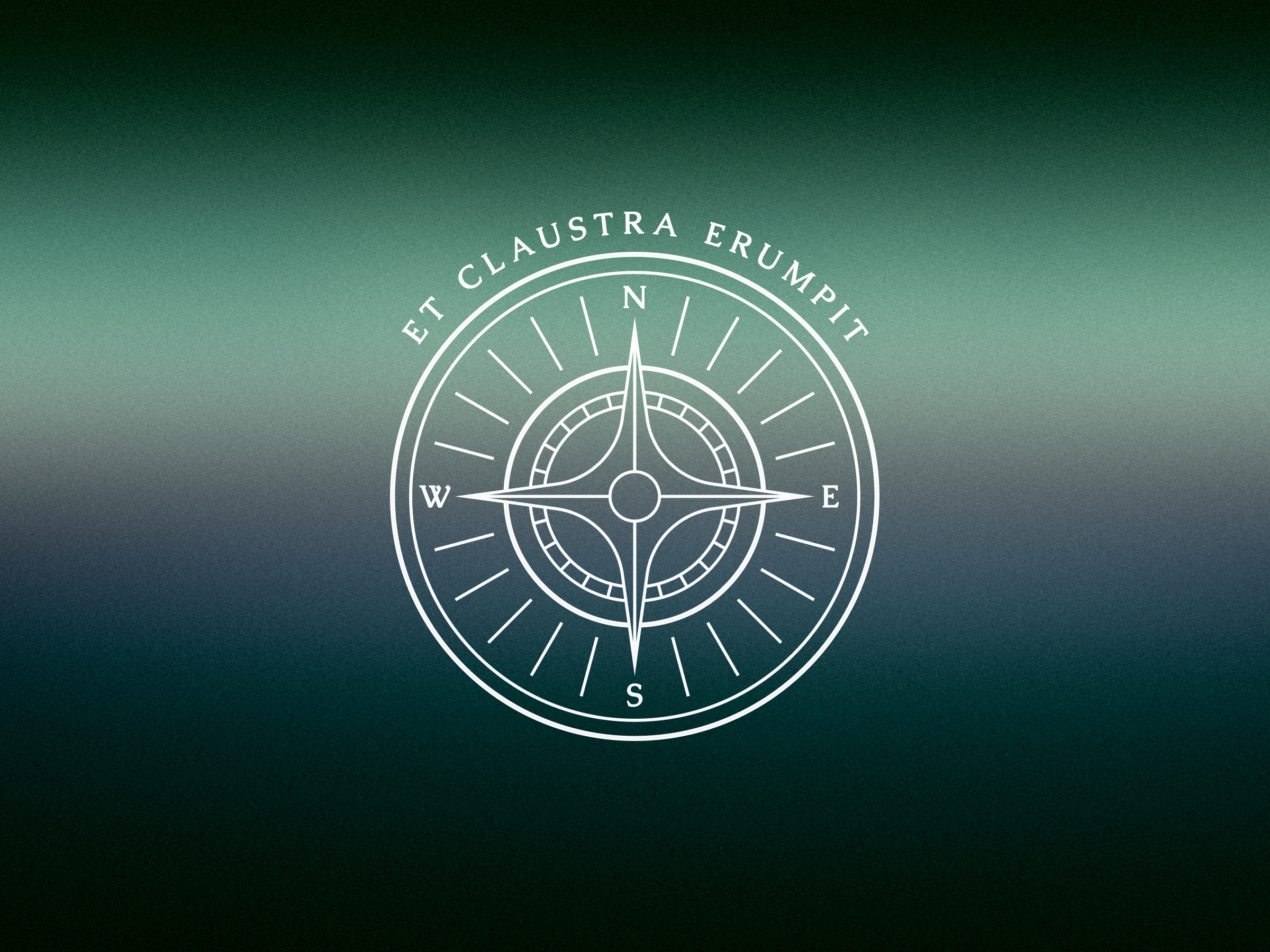 Import Club Logotype compass export geometric import logo mark minimal symbol travel